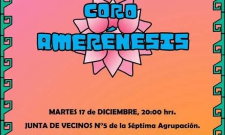 Coro Amerénesis invita a Concierto Navideño 2019