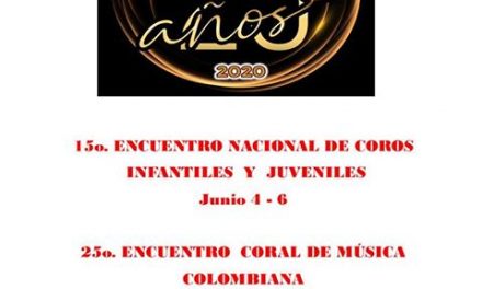 25 Encuentro Coral de Música Colombiana, Guadalajara de Buga, Valle del Cauca, Colombia