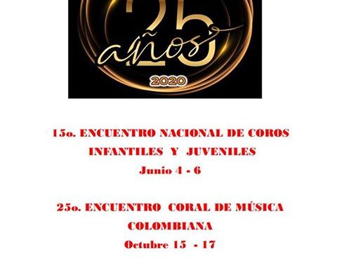 25 Encuentro Coral de Música Colombiana, Guadalajara de Buga, Valle del Cauca, Colombia