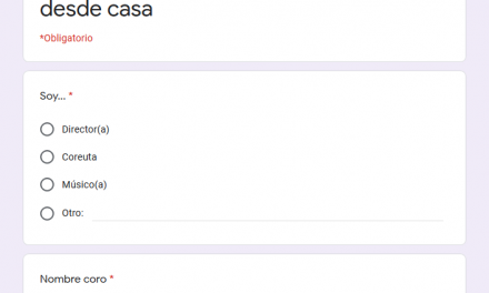 Cuéntenos su experiencia como coro trabajando desde su casa