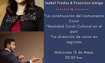 Isabel Fredes y Francisco Amigo invitan a Conversatorio Online Dirección Coral, parte 2