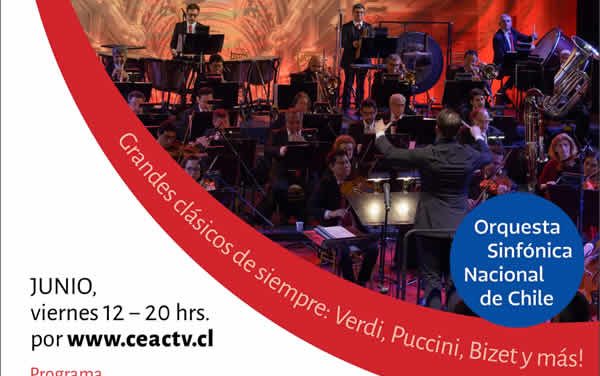 CEACTV invita a Gala Lírica Online el próximo viernes 12 de junio