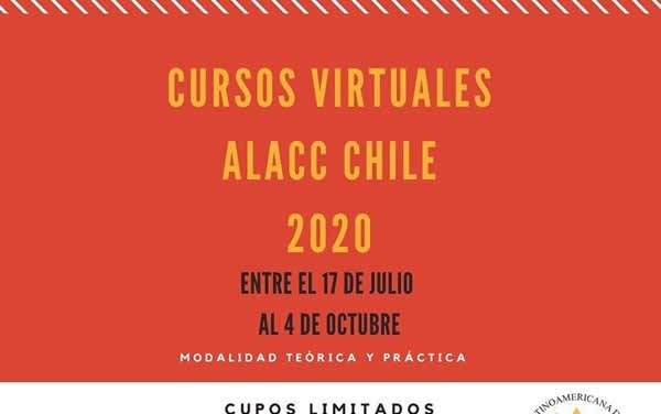 ALACC Chile realizará Cursos Virtuales entre julio y octubre