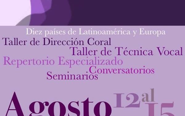 Vocalía, Encuentro de Coros Femeninos realizará talleres, conversatorios, seminarios