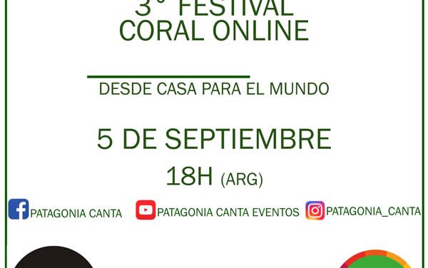 Patagonia Canta OnLine invita a su tercer concierto