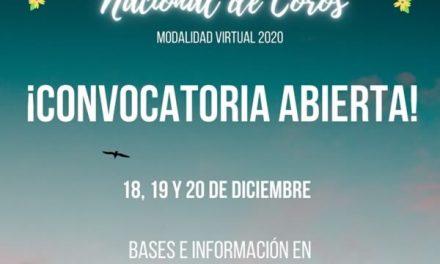 Convocatoria abierta para participar en el “XXVI Festival Nacional de Coros”