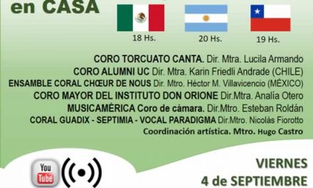 La Red Coral Argentina invita a Concierto 17º Encuentro 2020, modalidad virtual