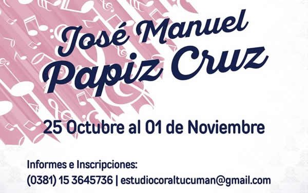 El 28° Festival Nacional de Coros José Manuel Pápiz Cruz invita a talleres corales gratuitos