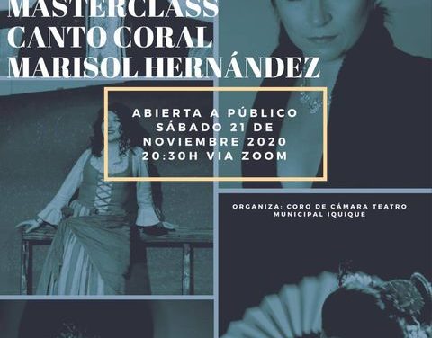 Marisol Hernández, Mezzosoprano, impartirá Masterclass de Canto Coral abierta al público