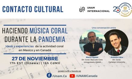 UNAM Internacional invita a Conversatorio “Haciendo Música Coral durante la Pandemia”