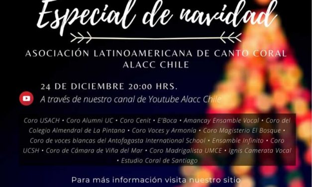 ALACC Chile invita a Concierto Especial de Navidad