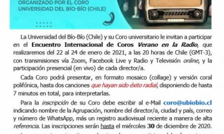 Abierta Convocatoria Encuentro Internacional de Coros Verano en la Radio