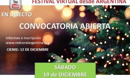 “Canto en Navidad” Festival Virtual desde Argentina