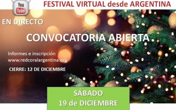 “Canto en Navidad” Festival Virtual desde Argentina