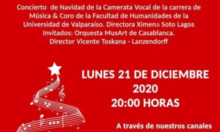 Concierto de Navidad de la Camerata Vocal de la carrera de Músico & Coro de la Facultad de Humanidades de la Universidad de Valparaíso
