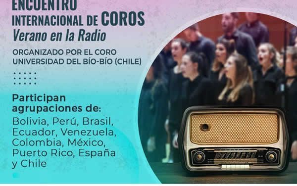 Encuentro Internacional de Coros Verano en la Radio será transmitido desde el 21 al 23 de enero