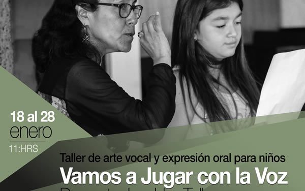 TMT invita al Taller de arte vocal y expresión oral para niños, “Vamos a Jugar con la Voz”, a cargo de la maestra Ivoshka Tello