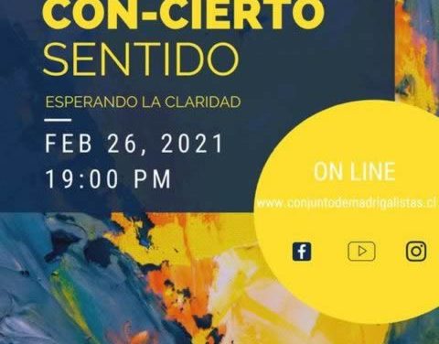 Conjunto de Madrigalistas de la U. de Playa Ancha presenta “Con-Cierto Sentido, Esperando la claridad”